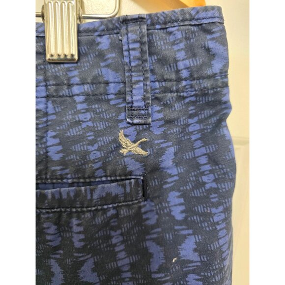 Eddie Bauer Women's Blue Patterned Shorts Size 12 Cotton Blend - Picture 4 of 8